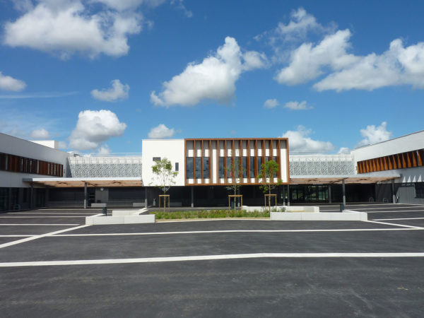 Collège Milcendeau - Pilet maçonnerie béton armé