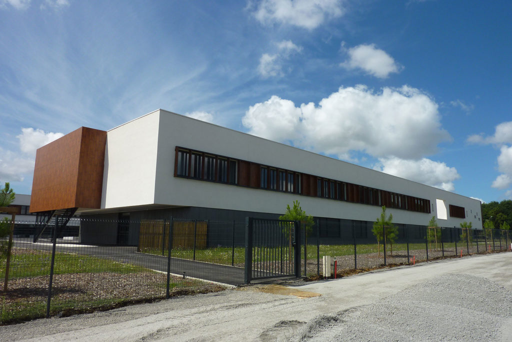 Collège Milcendeau - Pilet maçonnerie béton armé